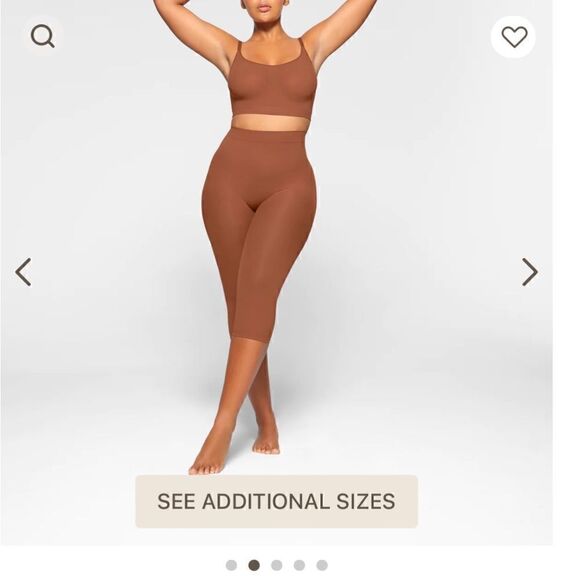 NWOT mid waist capri shaping leggings 2x - Picture 1 of 6